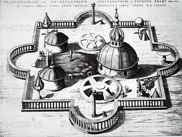 Tycho Brahe's Observatory in Uraniborg, a school in Sweden
