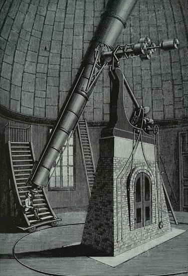 A 23-inch refractor built by Alvan Clark