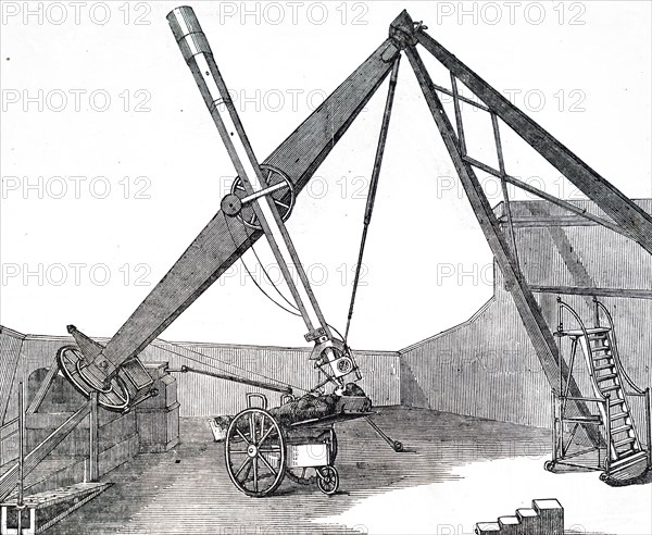 A refractor with a focal length of120 inches being used by Henry Lawson