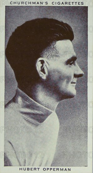 Churchman Kings of Speed Series cigarette card depicting Sir Hubert Ferdinand Opperman