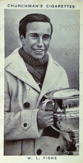 Churchman Kings of Speed Series cigarette card depicting Billy Fiske