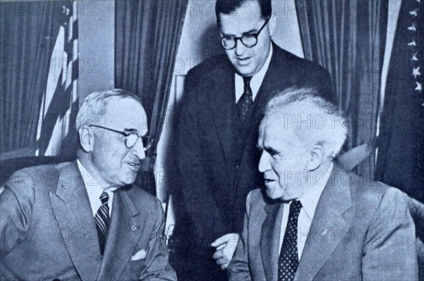 Photograph of Prime Minister David Ben-Gurion