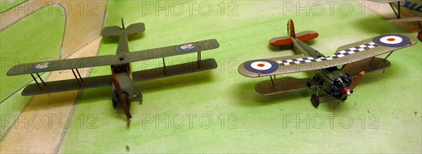 Collection of model Royal Air Force planes