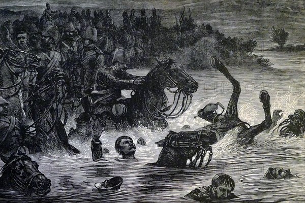 The river disaster of the 10th Hussars during the Second Anglo-Afghan War