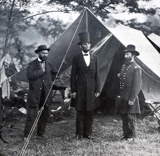 Left to Right: Photograph of Allan Pinkerton
