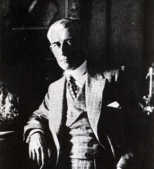 Photographic portrait of Maurice Ravel