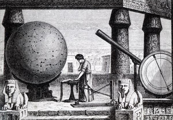 Ptolemy of Alexandria in his observatory