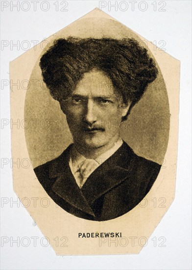 Photographic portrait of Ignacy Jan Paderewski