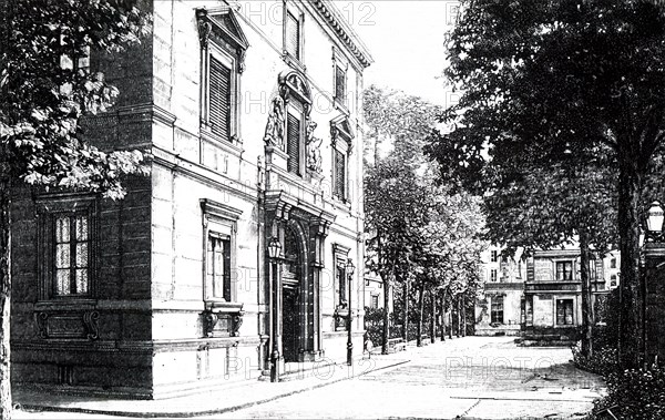 The exterior of the École Normale Supérieure, Paris, where Louis Pasteur as Director of Scientific Studies