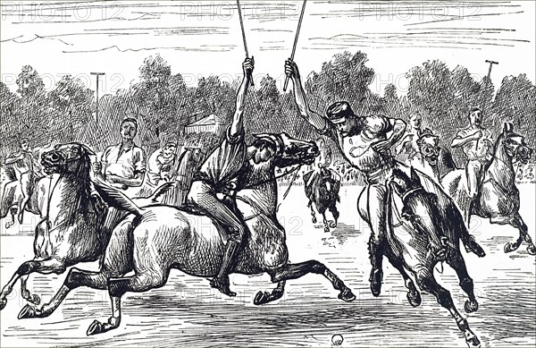 A polo match at Hurlingham