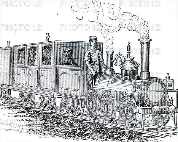 The Little Wonder locomotive on the Portmadoc and Festiniog narrow gauge railway