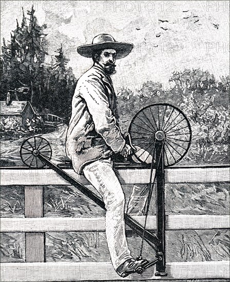 An early bicycle railroad
