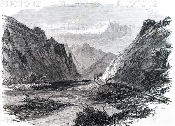 Weber Canyon on the Union Pacific Railway