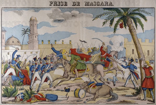 French colonial army conquer Mascara in Algeria, 1835