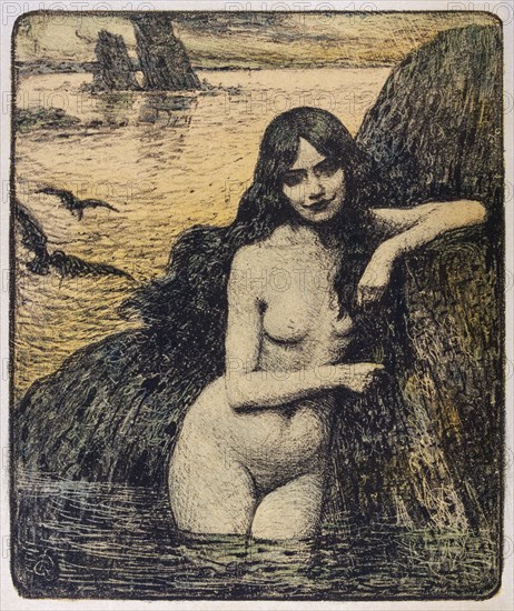 Sirene, 1899 by French artist, Charles Francois Prosper Guerin