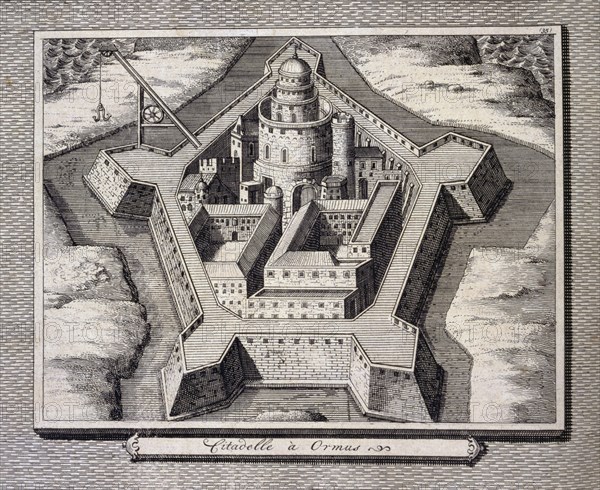 Fortified city at Hormuz, Persia, Iran, 17th century