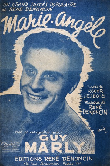 Songbook for ' Marie Angel' circa 1950