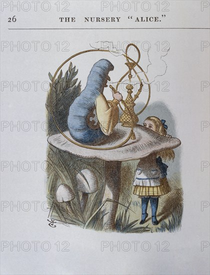 Illustration by Tenniel, from the 1890 edition of 'Alice in Wonderland' by Lewis Carroll