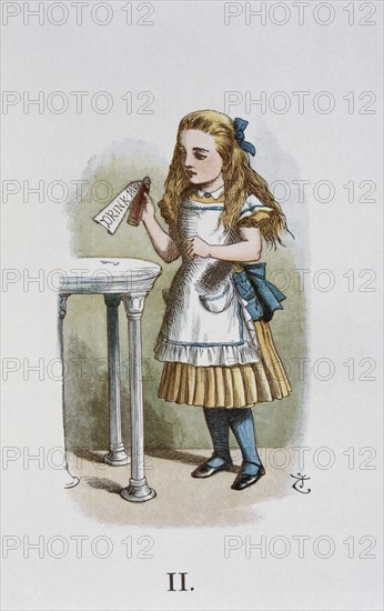 Illustration by Tenniel, from the 1890 edition of 'Alice in Wonderland' by Lewis Carroll