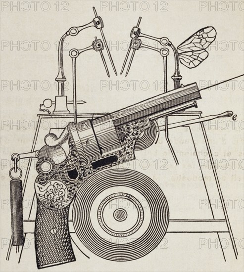 illustration by Max Ernst, for 'Misfortunes of the Immortals'