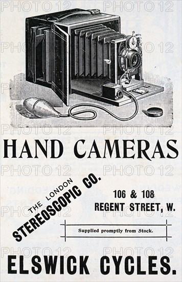 Advert for a Kodak Camera which used Eastman negative film roll