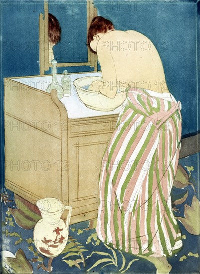 Woman Bathing, 1890-91, by Mary Cassatt