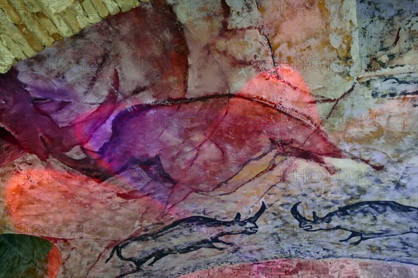 Cave painting found in the Cave of Altamira, located in Cantabria, Spain, dating from the Upper Paleolithic period