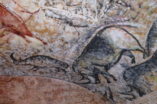 Cave painting found in the Cave of Altamira, located in Cantabria, Spain, dating from the Upper Paleolithic period