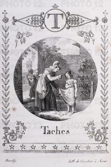 Illustration from 'ABA‰CA‰DAIRE DES PETITS GOURMANDS'