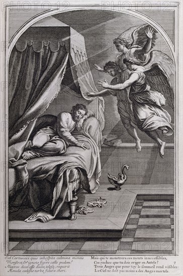 Illustration from 'La vie de St Bruno, fondateur de l'ordre des Chartreux' Paris 1660