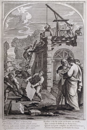 Illustration from 'La vie de St Bruno, fondateur de l'ordre des Chartreux' Paris 1660