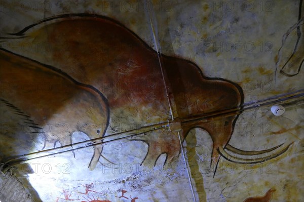 Replica painting from the Cave of Altamira