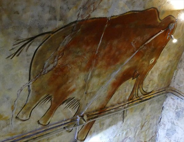 Replica painting from the Cave of Altamira