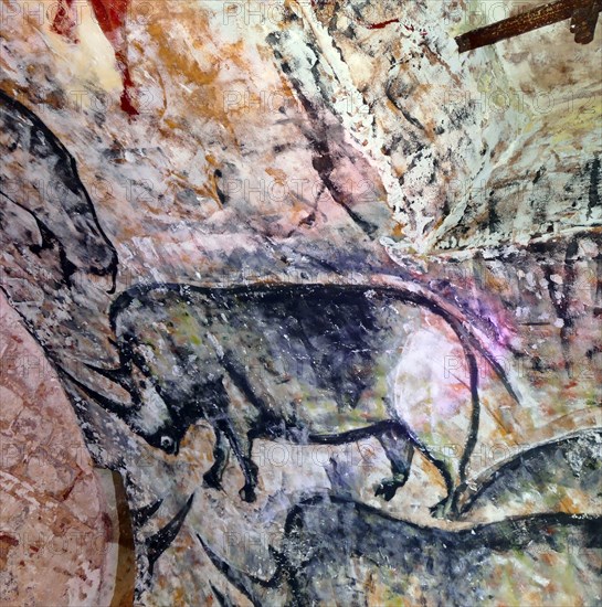 Replica painting from the Cave of Altamira