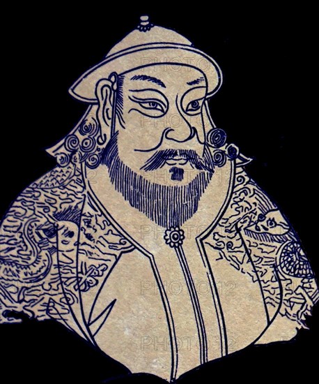 Portrait of Kublai Khan