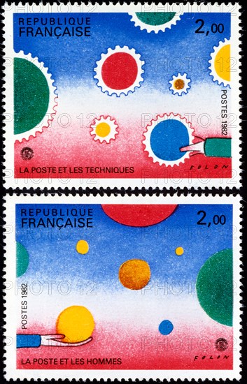 French postage stamp from 1982