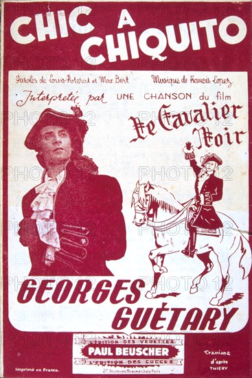 French songbook for 'Chic a Chiquito'