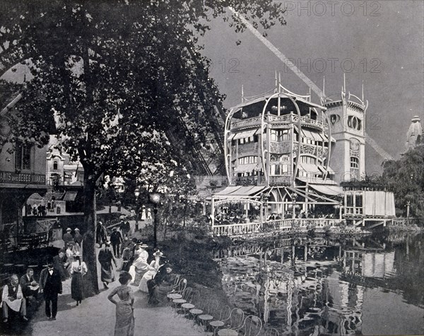 Image of the Blue Pavilion; in one of the most charming corners of the Exhibition,
