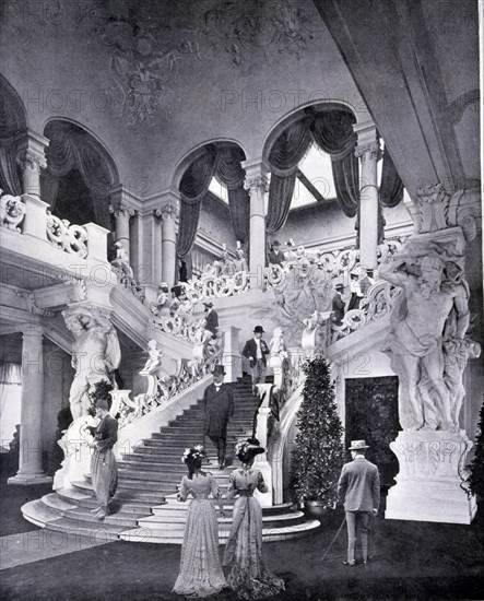 Photograph of the Staircase of the Austrian Palace