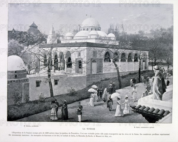 Photograph taken during the Exposition Universelle (World Fair) Paris, 1900