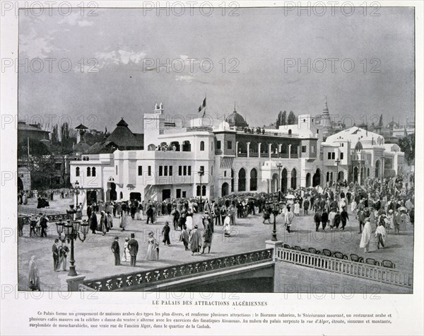 Photograph taken during the Exposition Universelle (World Fair) Paris, 1900