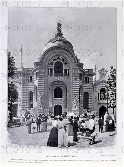 Photograph taken during the Exposition Universelle (World Fair) Paris, 1900