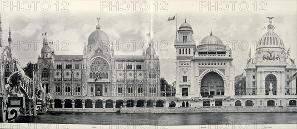 Photograph taken during the Exposition Universelle (World Fair) Paris, 1900