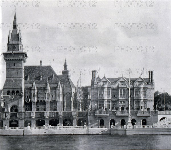 Photograph taken during the Exposition Universelle (World Fair) Paris, 1900