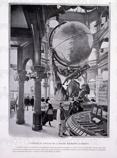 Photograph taken during the Exposition Universelle (World Fair) Paris, 1900