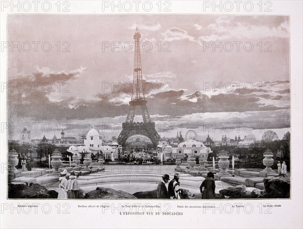 Photograph taken during the Exposition Universelle (World Fair) Paris, 1900