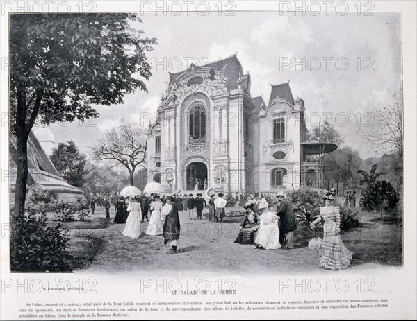 Photograph taken during the Exposition Universelle (World Fair) Paris, 1900