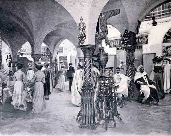 Image showing the interior of a Tunisian market place