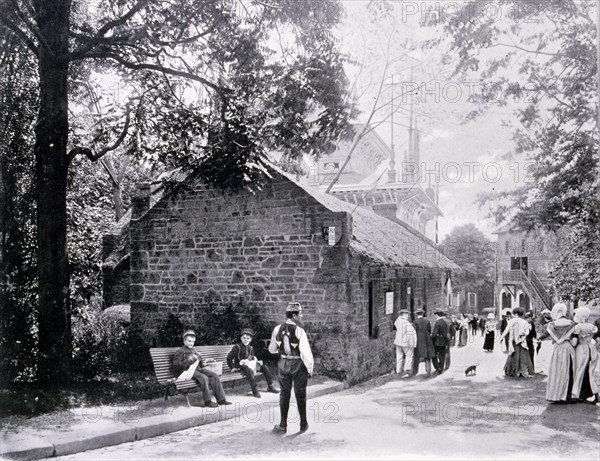 Photograph showing a humble habitation of the people from South Africa.