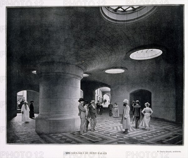 Photograph of an interior shot of the basement of the Little Palace